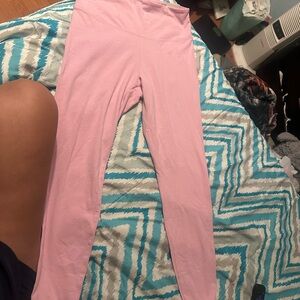 Victoria's Secret Light Pink Stretch Leggings